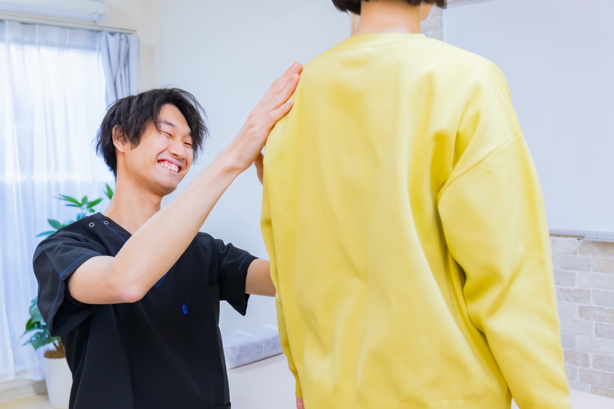 理学療法士による姿勢チェック